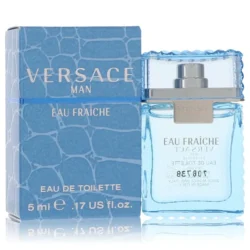 Versace Man Eau Fraiche Blue Mini Travel Size Eau de Toilette Exclusive