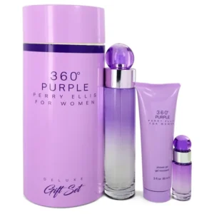 Perry Ellis 360 Purple Gift Set Eau de Parfum Luxury Iconic