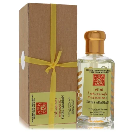 Swiss Arabian White Rose No 1 Parfum Oil Luxury Scent