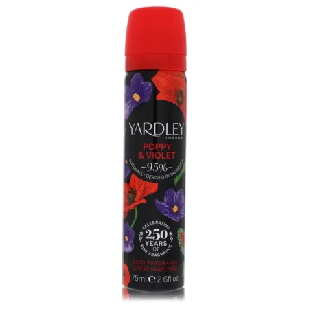 Yardley London Poppy&Violet Body Fragrance Spray Body Spray Fresh