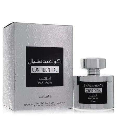 Lattafa Confidential Platinum Eau de Parfum - Iconic Luxury