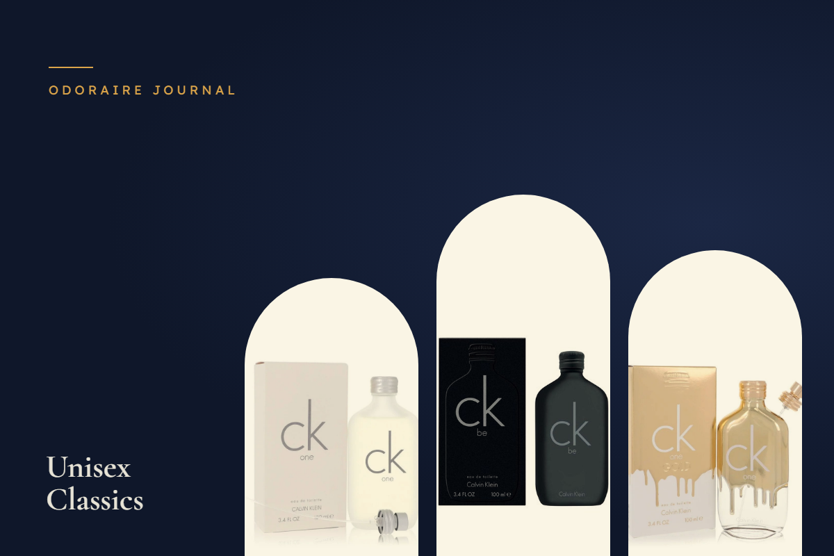 Best Unisex Fragrances: CK One, CK Be and CK One Shock Compared