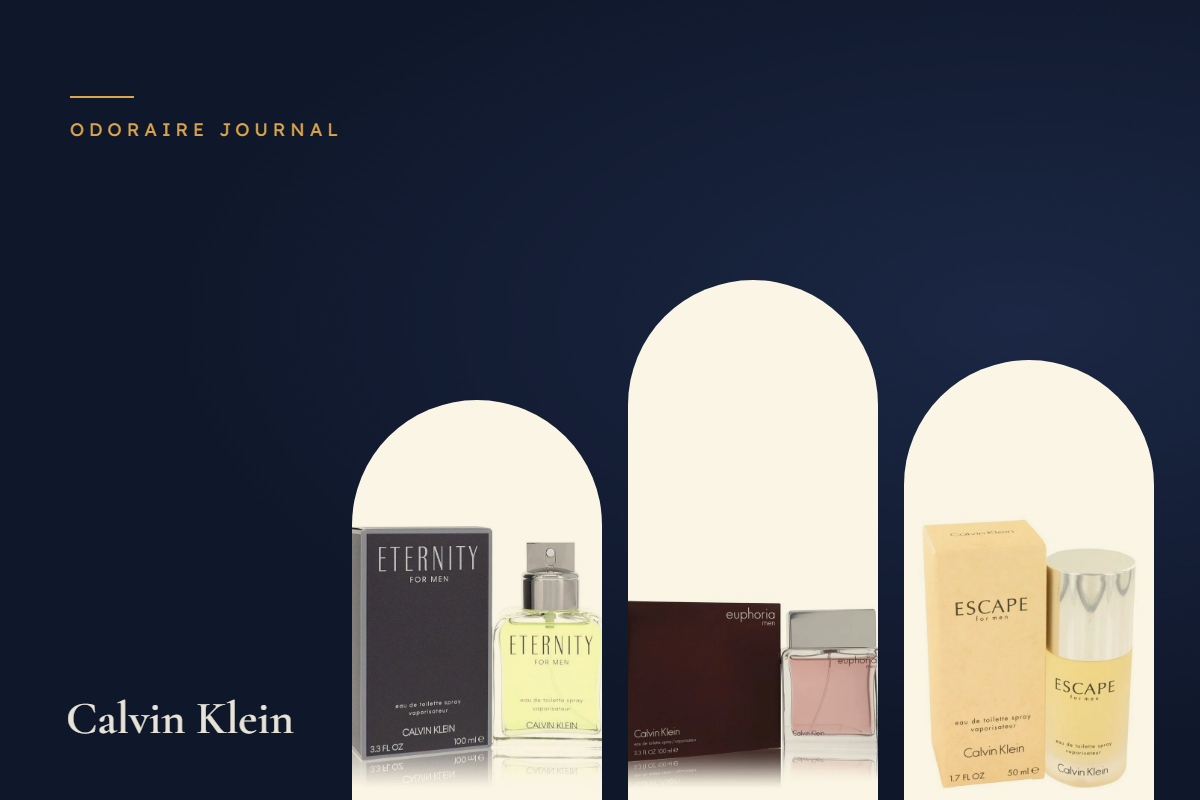 Calvin Klein Colognes for Men: Eternity, Obsession, Euphoria, Escape